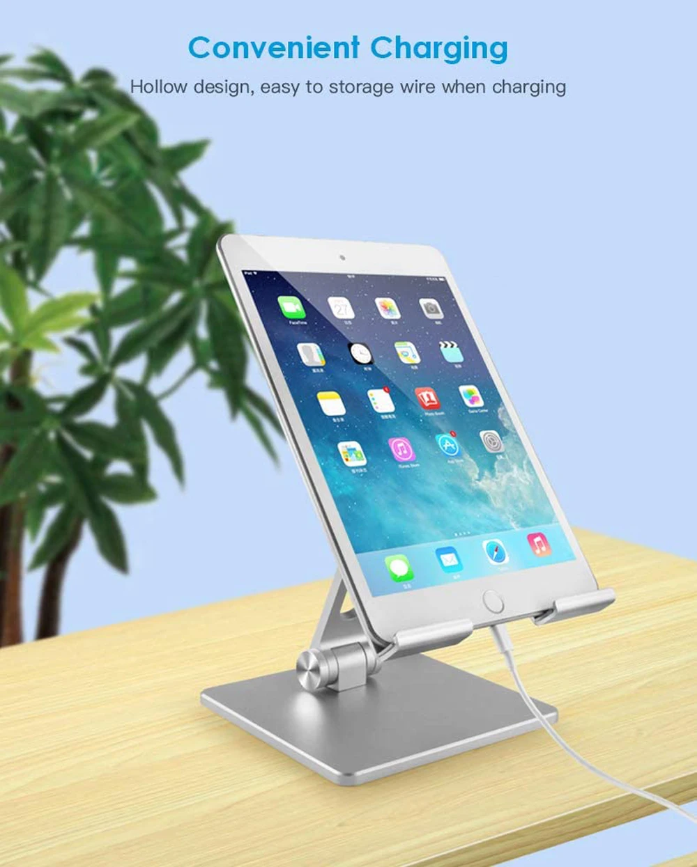 New Aluminium Alloy Phone Holder Stand Mobile Smartphone Support Tablet Desk Portable Metal Cell Phone Holder for iPad iPhone