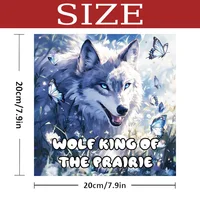 Wolf Pack Colouring Book for Adults - 20 Pages of Detailed Prairie Wolves, Therapeutic Art Therapy Coloring Book 2