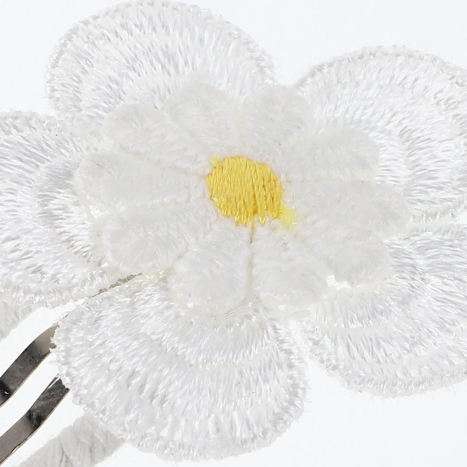 여성을위한 2Pcs 데이지 헤어 클립 작은 꽃 바레트 여름 해변 사진 소품 액세서리 소녀 모자