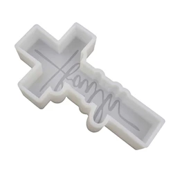 F19D Faith Car Freshie Molds Silicone Epoxy Resin Molds for Aroma Beads Mold