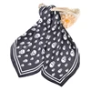 New Skull Head Printed Temperament Versatile 70 Small Scarf Square Scarf Headband Professional Decorative Scarf 4
