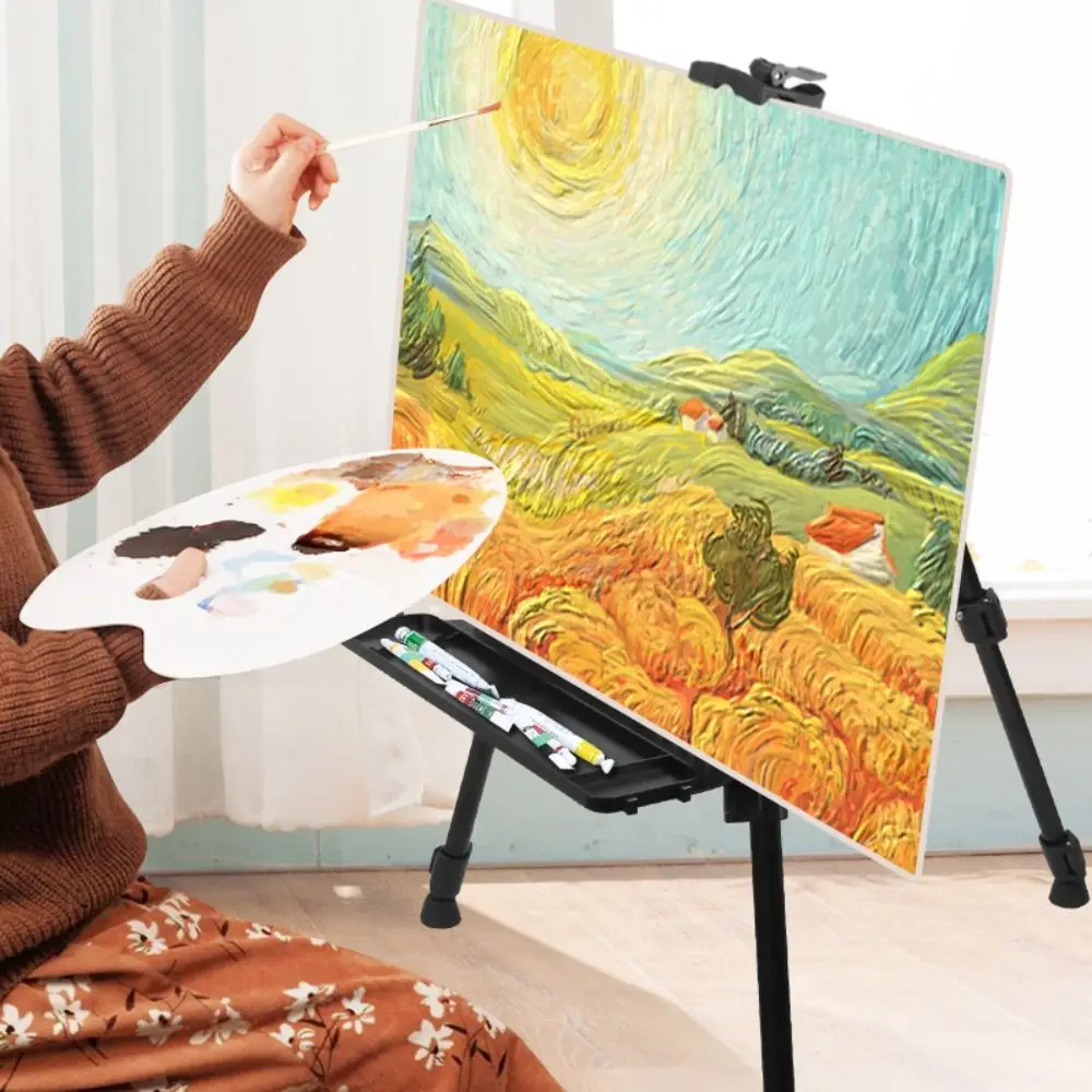 Detachable Easel Tray Shelf Plastic Easy to Install Sketch Storage Rack Durable 34X10CM Painting Tools Tray Painting Accessory