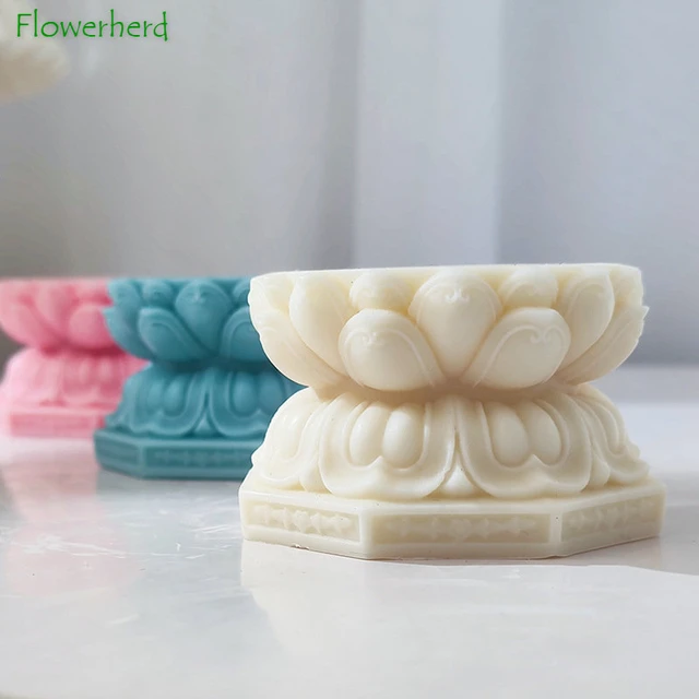 New Design Home Decorative Large Size Carved Lotus Flower Silicone Mould  Lotus Flower Candle Mold - China Molde 3D and Candle Mold price