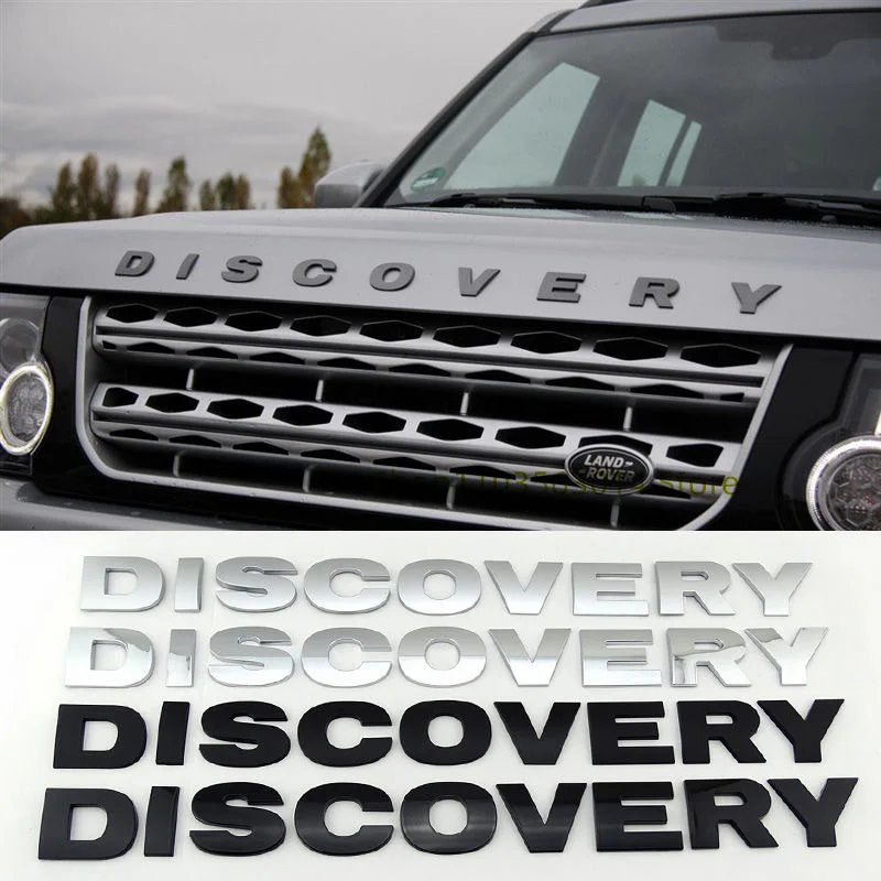 

3d-надпись, автомобильный капот, крышка, Эмблема для Land Rover Range Velar Sport Discovery 2 3 4, защитная Хромированная передняя головка, наклейки