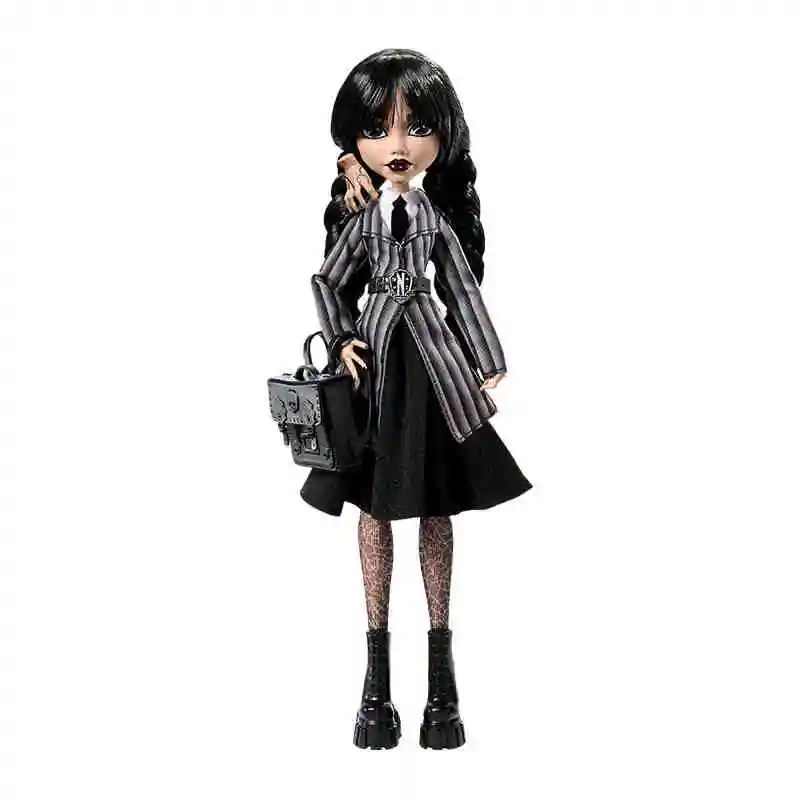 Authentic Monster High Wednesday Doll Collectible Figure for Adults High School Theme Toy Gift BJD Dolls & Accessories