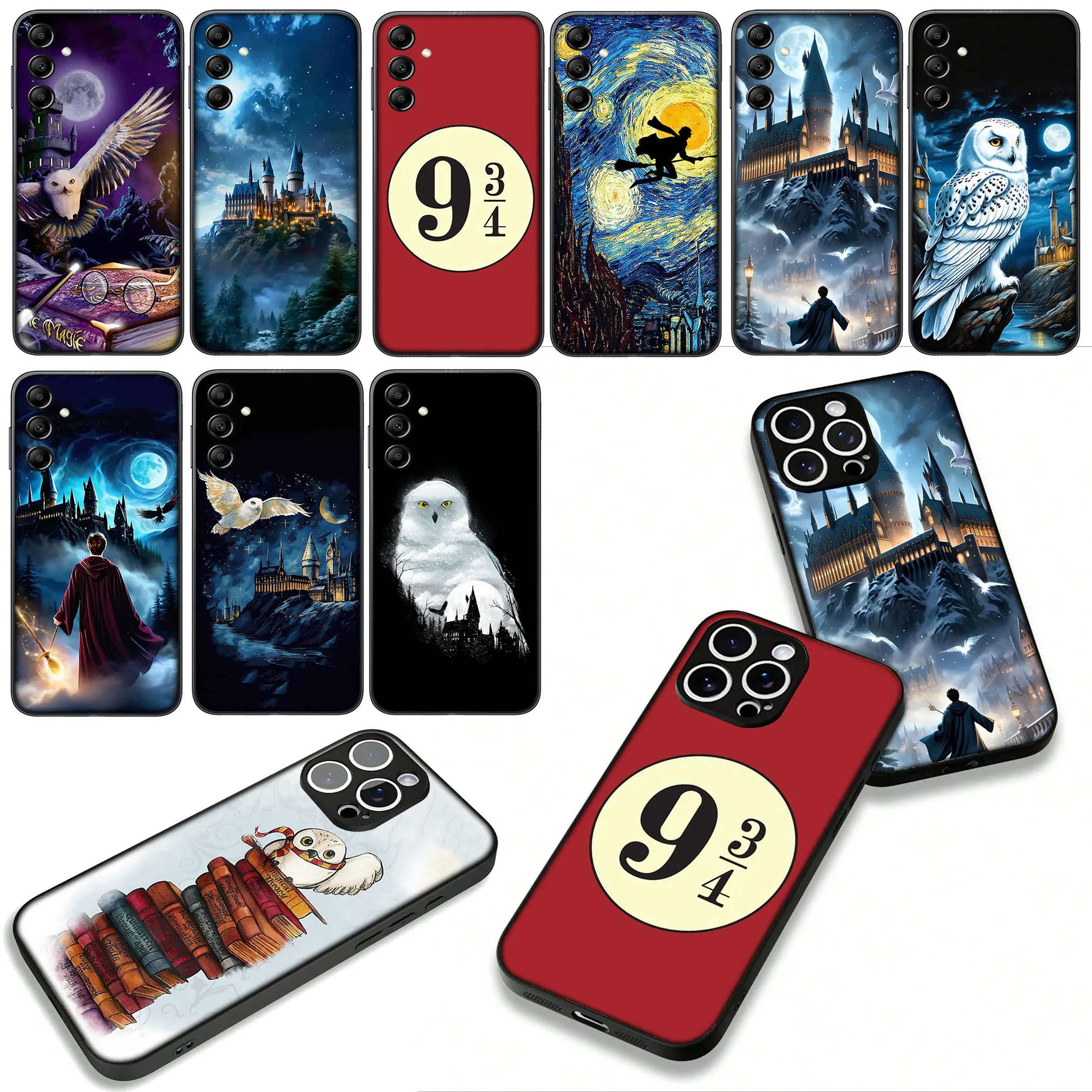 Artistic Owl Harry Wand Potters Phone Case Cover
