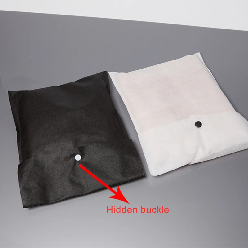 50Pack S-M-L Non-woven Clothing Packaging Bags, Drawstring Pockets, Concealed Buckle Bags, Fabric Bags, T-shirt Special Gift Bag 5
