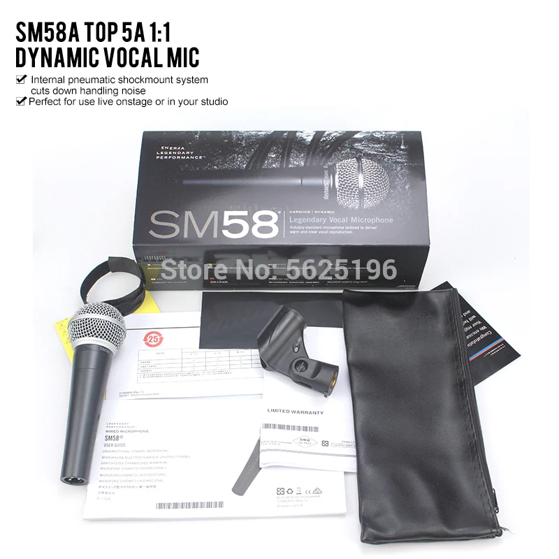 Best Selling Vocal Dynamic Sm58s Sm58 Sm58-lc Sm 58 Microphone Microfone Professional For Shure Microphone Karaoke Live Shows - Microphones - AliExpress