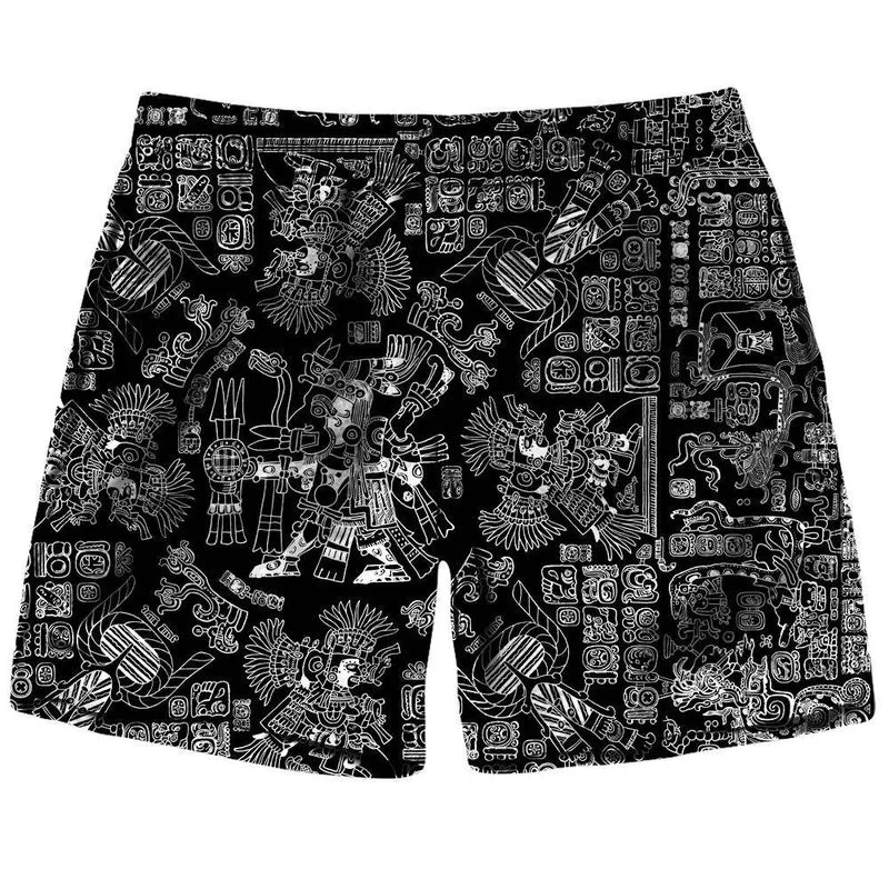 New Men Microphone Patterns Beach Shorts 3D Printed Dollars Short Pants Fun Street Outdoor Breathable Sports Board Shorts 5