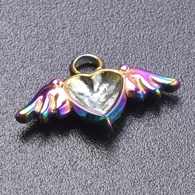 Stainless Steel Pendants Charm Love and Weapons Set 5pcs 54