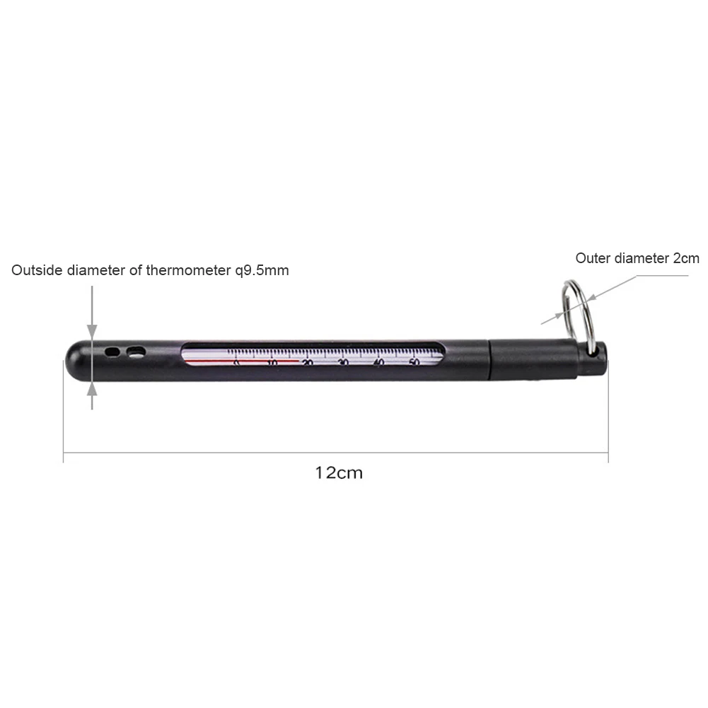Fishing Thermometer Carabiner Stream Water Temperature Measurement Fly Fishing Water Thermometer Fisherman fishing tools