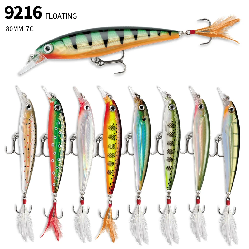 Description Picture 3 of itemFloating Minnow Fishing Lures 70mm 7.2g Wobblers for Freshwater Trout Hard Artificial Bait Pike Carp 3D Swimbait Tackle Jerkbait