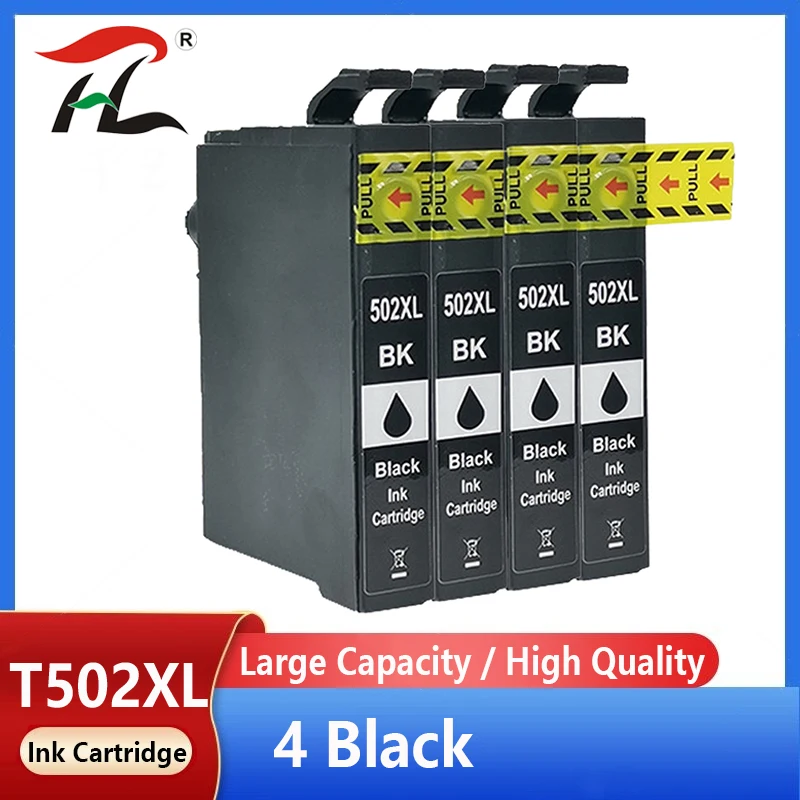 

Чернильный картридж, совместимый с Epson T502XL, T502, 4 шт.
