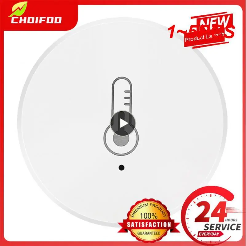 

1~5PCS tuya ZigBee 3.0 Smart Temperature And Humidity Sensor Tuya Smart Life App Remote Control Work With Alexa Home