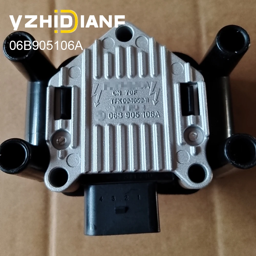 

10 шт. катушка зажигания 06B905106A для VW Jetta Beetle Golf Audi A4 A3 Skoda Seat 032905106D 032905106E 032905106B 032905106