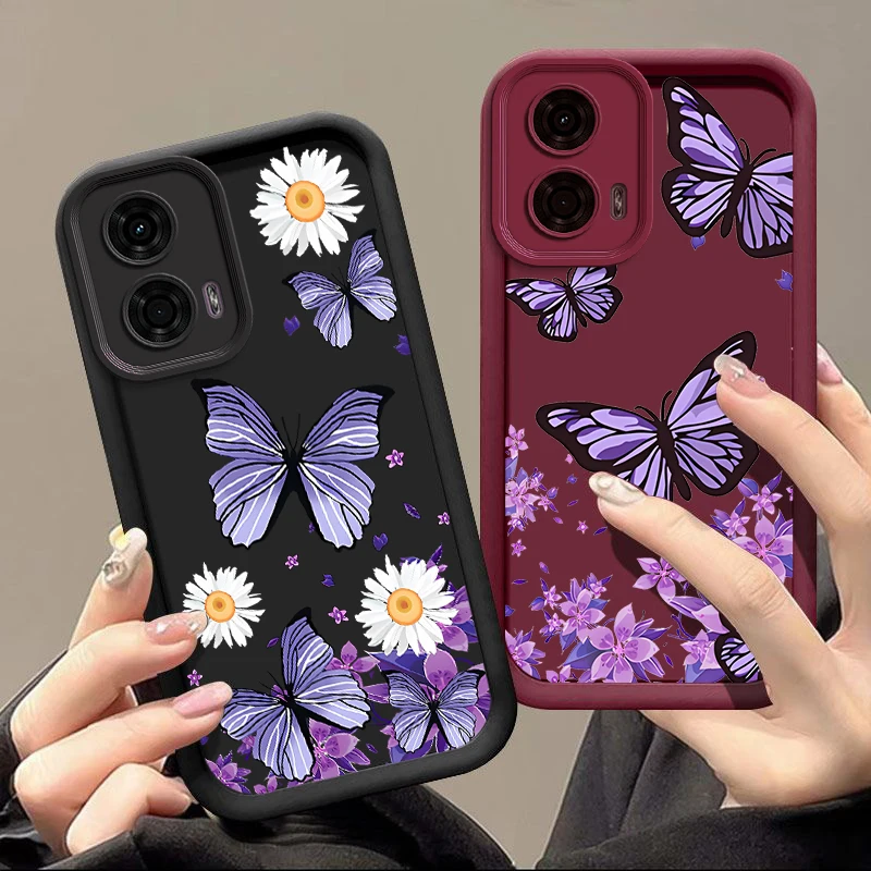 Elegant Butterfly Sky Eye Phone Case - Stylish Protective Cover