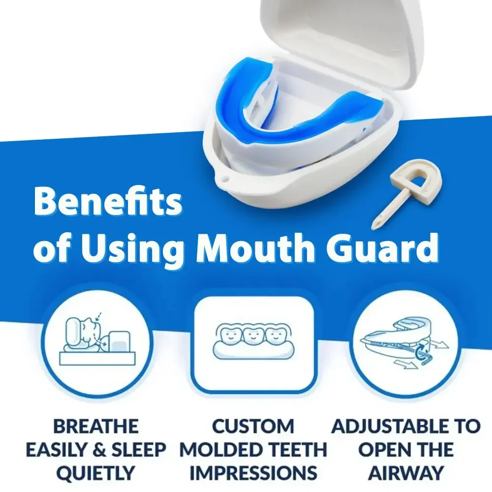 Mouthpiece Anti Snore Mouth Guard Silicone Anti Snoring Bruxism Sleeping Aid Apnea Guard Teeth Snoring Device Stop Snore Oral 2