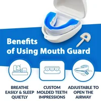 Mouthpiece Anti Snore Mouth Guard Silicone Anti Snoring Bruxism Sleeping Aid Apnea Guard Teeth Snoring Device Stop Snore Oral 2