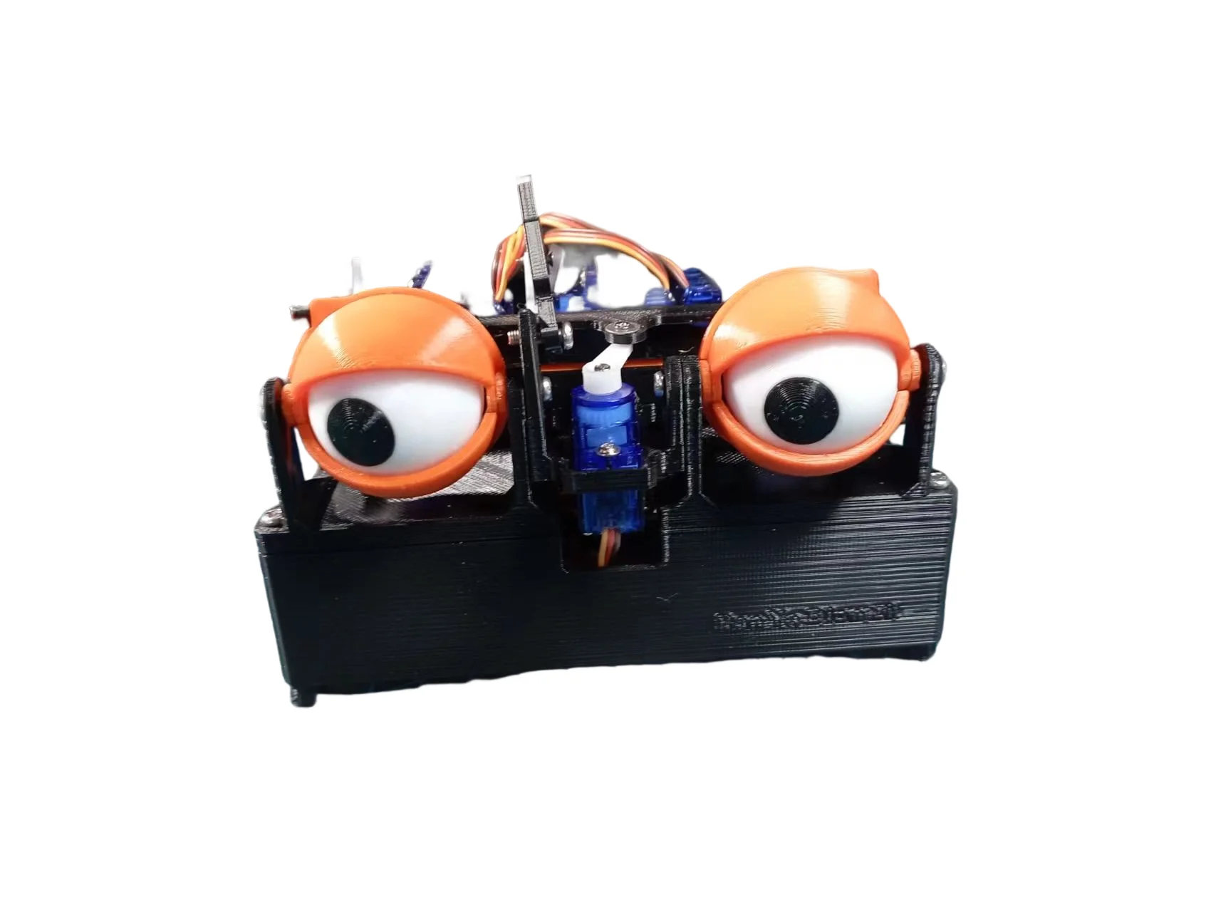 комплект для самостоятельной сборки 6 dof robotic eye для arduino bionic robot sg90 сервопривод с приложением и wi fi управлением обучающие игрушки с открытым Комплект для самостоятельной сборки с роботизированным глазом ESP8266 6 DOF для робота Arduino с сервоприводом SG90 APP/Web Wi-Fi контроль 3D печать открытым исходным кодом стартовый набор