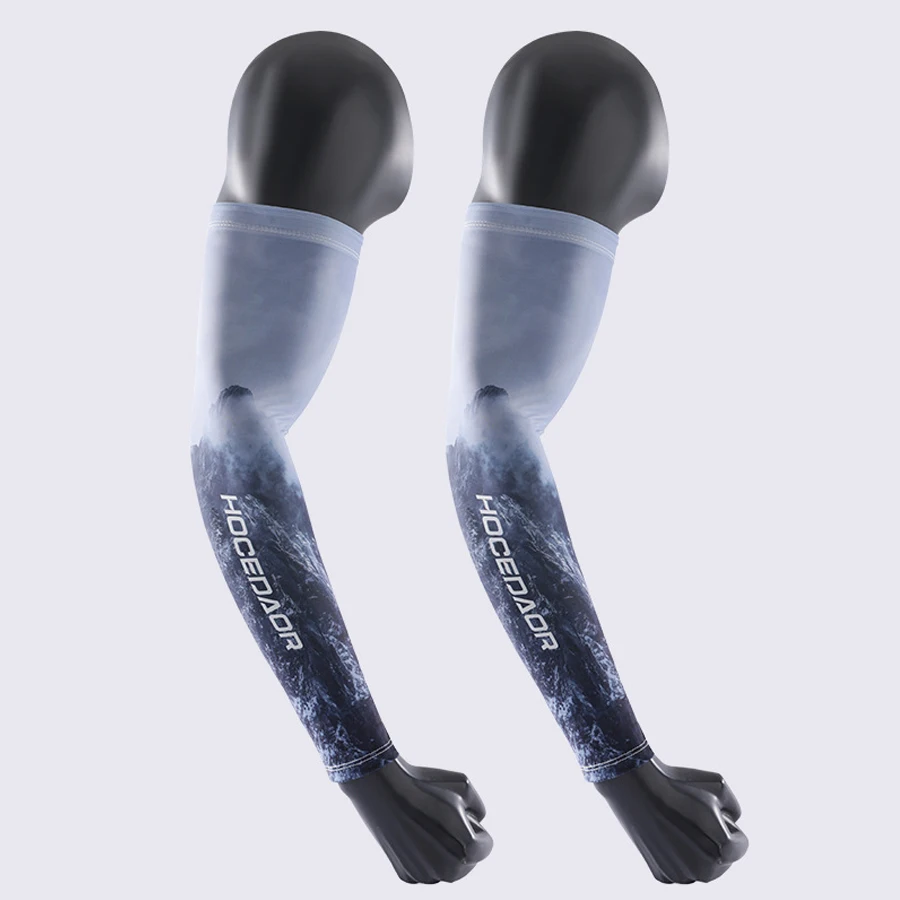 Summer Thin Sun-protective Sleeve Men Anti-UV Arm Sleeves for Driving Cycling Male Arm UV Protection Ice Silk Sleeve
