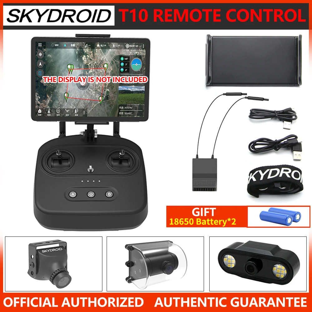 Skydroid T10 Remote Control Mini Camera 10km Digital Map Transmission 4
