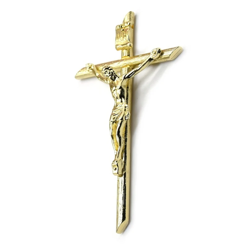 

Catholic Christ Jesus for Cross Pendant Jewelry Church Prayer Desktop Ornament Prayer Crucifix Vintage Catholic Necklace