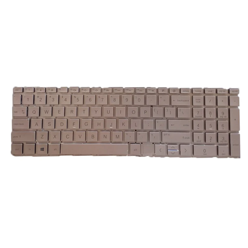 Новая клавиатура US для ноутбука HP ENVY x360 15-ED ENVY 15 TPN-C149 15-AG TPN-W140 US, серебристая