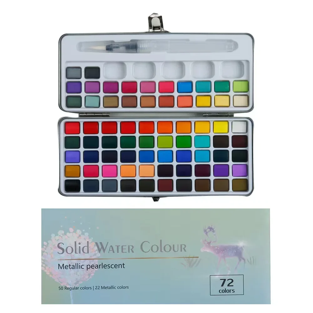 Set di pigmenti per acquerello da 100 colori - immagine 5