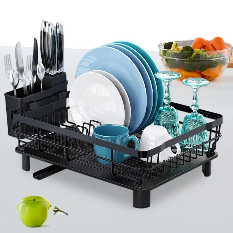 

Сушилка для посуды, кухонная утварь, сушилка для посуды с дренажной доской, столешница, столовая посуда, кухонная стойка для хранения, инструменты