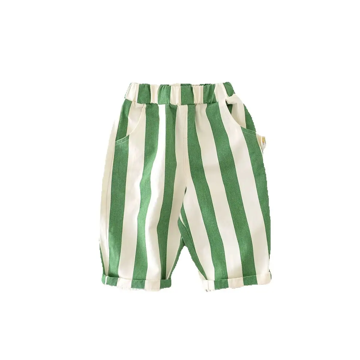 Cotton Spring Striped Toddler Pants for Kids