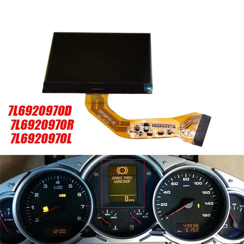 L39A-자동차 계기판 LCD 디스플레이 7L6920970D Touareg Porsch..