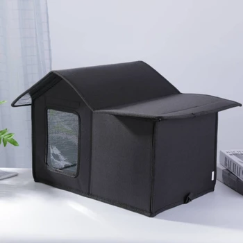 Outdoor Cat House Removable and Washable Design Pet Bed Waterproof Cat Dog Universal Convenient Storage and Washable Dog House 4