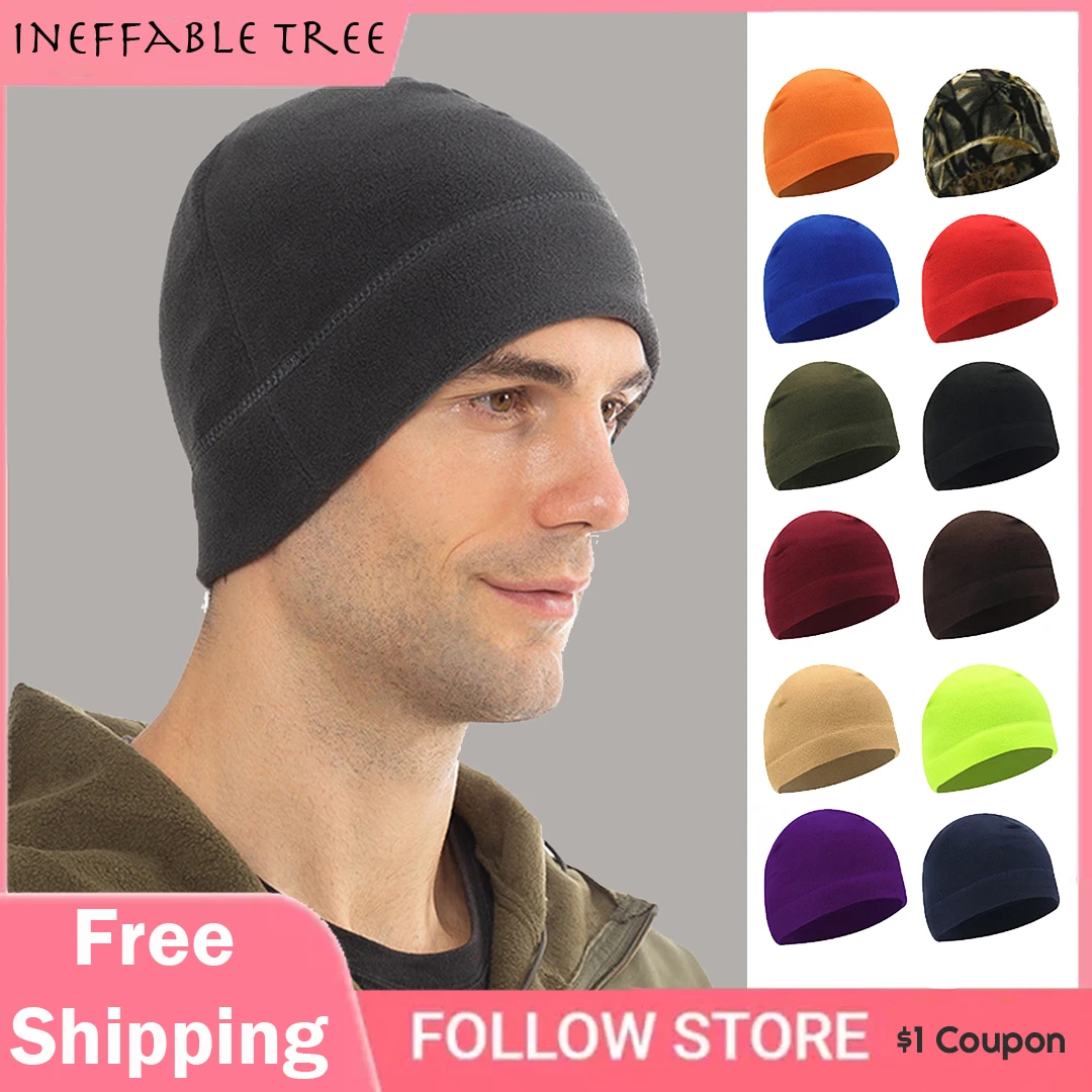 

Thick Outdoor Fleece Sports Hat Fishing Cycling Hunting Military Tactical Caps For Men Women Warm Winter Camping Gorras