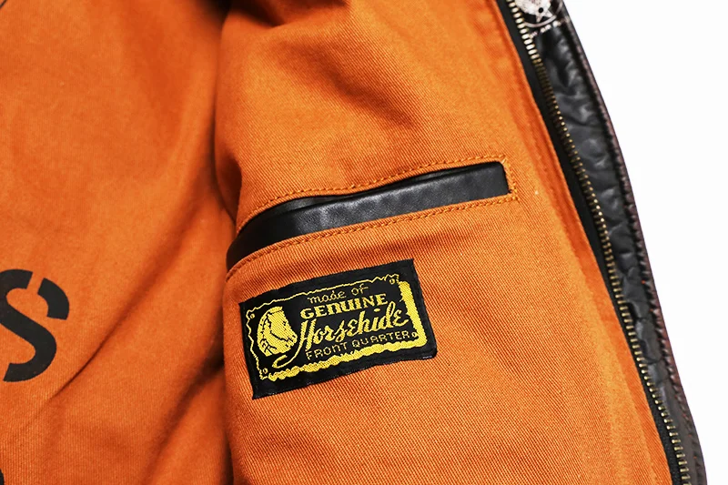 Classic A-2 Type Horsehide Us Air Force Genuine Leather Jacket Men's Vintage Cloth Flight Jacket Retro Motorcycle Coat A2 Style men leather jacket
