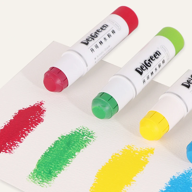 Pro Soft Solid Gouache Paint Sticks Drawing Graffiti Art Crayons Washable  Non Toxic for Kids Students Artists Painter