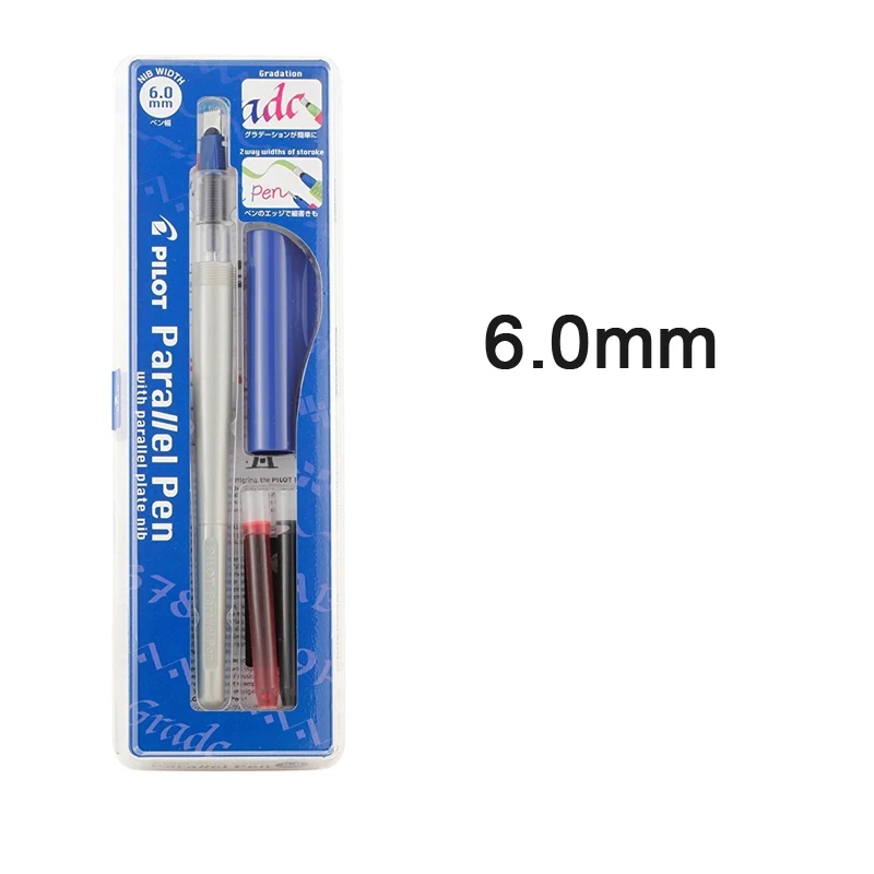 1pcs Japan Pilot Parallel Fountain Pen FP3-SS 1.5 2.4 3.8 6.0mm Duckbill  Special Art Font English Calligraphy Pen Art Stationery - AliExpress