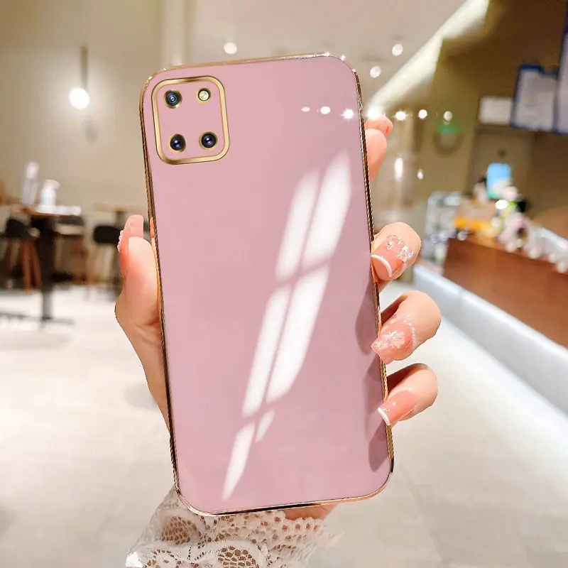 Sleek 6D Plating Silicone TPU Soft Back Phone Case