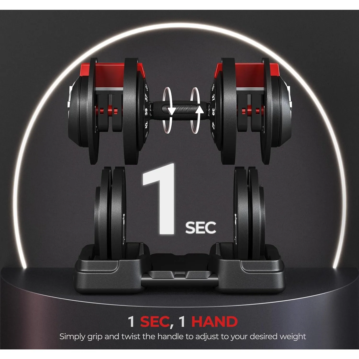 Adjustable Dumbbell Set 3