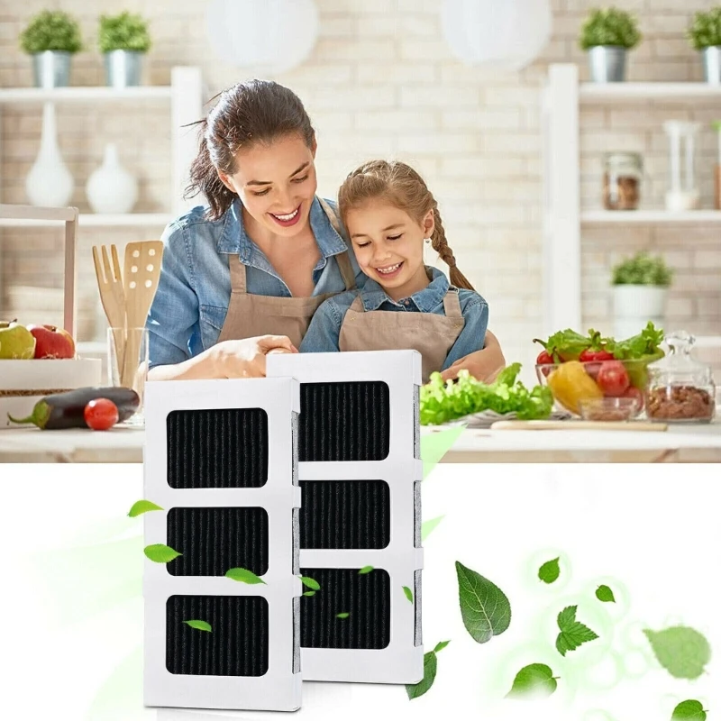 3/4/6pcs Refrigerator Air Filter for PAULTRA2 Carbon-Activated Filter Net With Good Filtering Effect Easy to