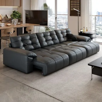 Europe Double Sofa Comfortable Multifunctional Italian Adults Lazy Sofa Minimalist Apartment Meuble De Salon Home Furniture