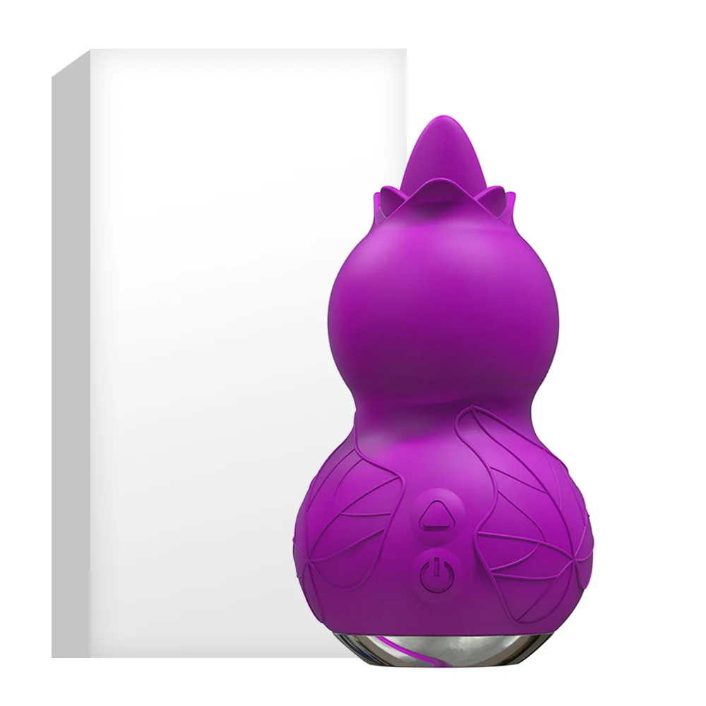 Thrusting Tongue Licking Dildo Vibrator 2 In 1 Vibrating Egg Clit_voghion.com