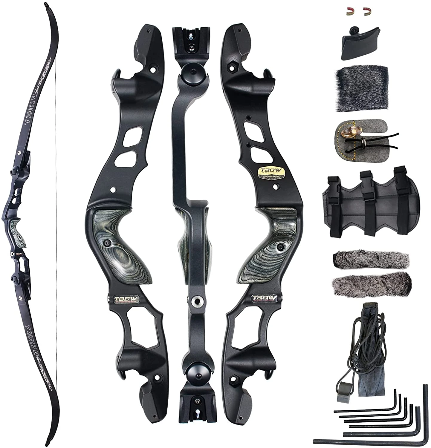 Tbow 62 Ilf Recurve Bow With Gordon Limbs 3060lbs For Adult Archery Competition Athletic Right