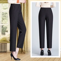 plus Size  Women Trousers Elastic Waist Casual Pants Winter Velvet Warm Long Pants Middle Female Straight Pants Oversized 8XL - Image 6