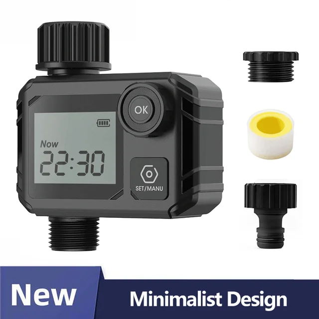 Nagy Képernyőn Megjelenő Kerti Öntözési Időzítő Öntözővezérlő Digitális Programozható Csaptelep -Öntözőrendszer