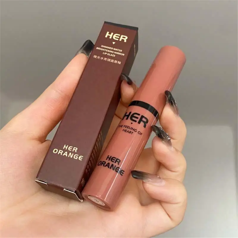 1Pc Light Mirror Lip Glaze Sexy Shimmer Waterproof Lip Gloss Lunga Durata Non Facile Da Sbiadire Rossetto Liquido Ragazze Labbra Rosse Trucco