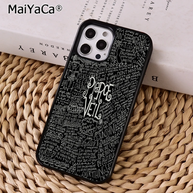 Pierce The Veil Lyrics Phone Case Cover For iPhone 17 Air 16 14 15 plus 11 12 13 pro max coque shell - AliExpress 202192403 Pierce The Veil Lyrics Phone Case Cover For iPhone 17 Air 16 14 15 plus 11 12 13 pro max coque shell - AliExpress 202192403