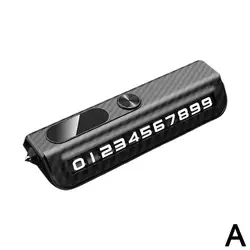 Multifunctional Car Safety Tool with Temporary Parking Sign and Phone Number Display (1)