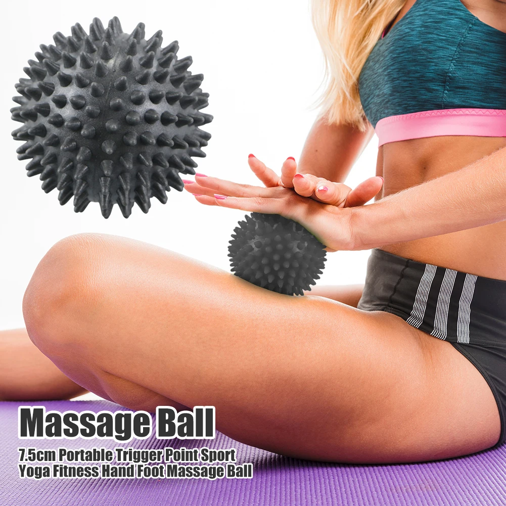 Durable Spiky Massage Ball Trigger Point Sport Fitness Hand Foot Pain Relief