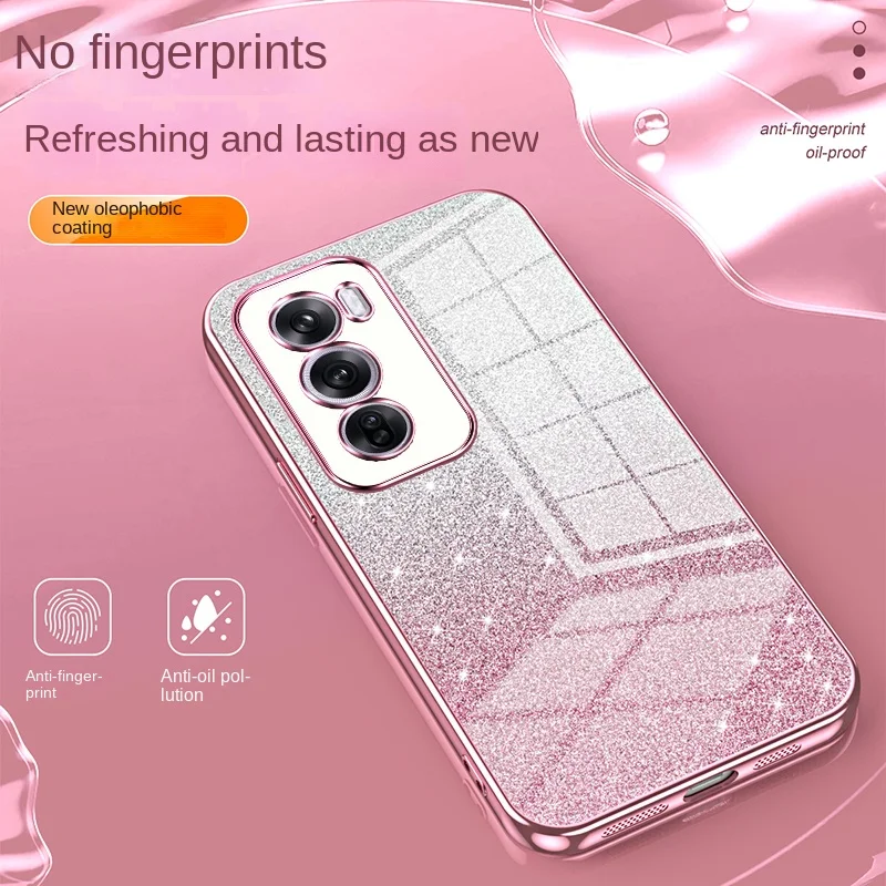Sparkling Slim Protective Soft TPU Case with Full Phone Coverage