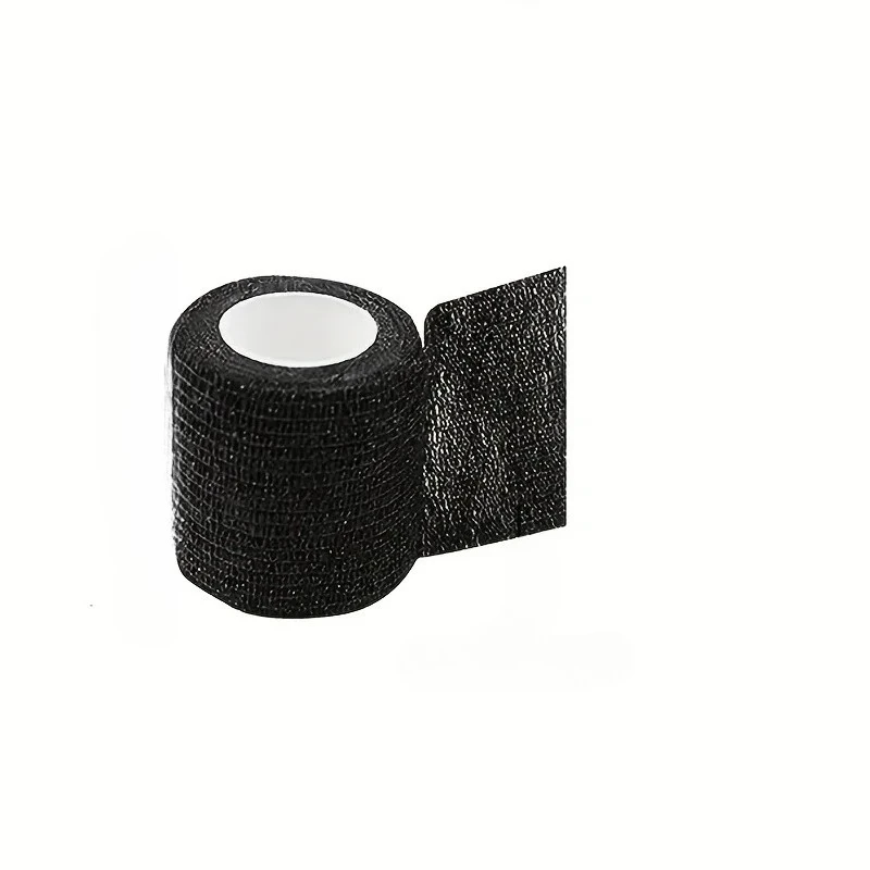 5/10/15/20/48 Black Wraps Adhesive Tapes Tattoo Cover Waterproof Self Nonwoven Grip Bandage Finger Protection Tattoo Accessories